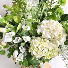 Load image into Gallery viewer, fresh white and green flowers

