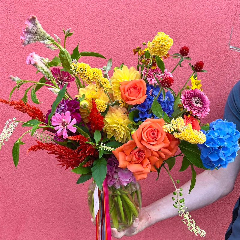 Same day bright and colourful flower delivery in Melbourne.