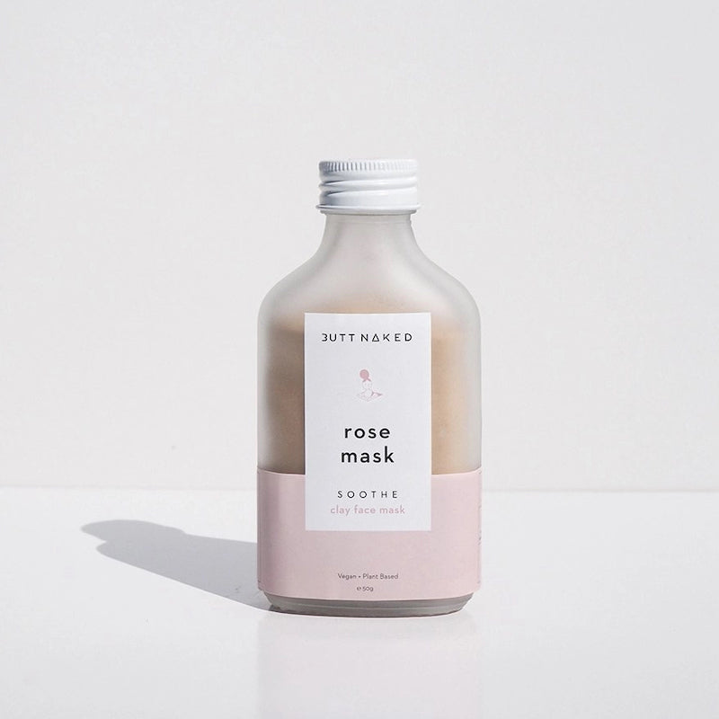 ButtNaked-Rose Pink Clay Face Mask gift