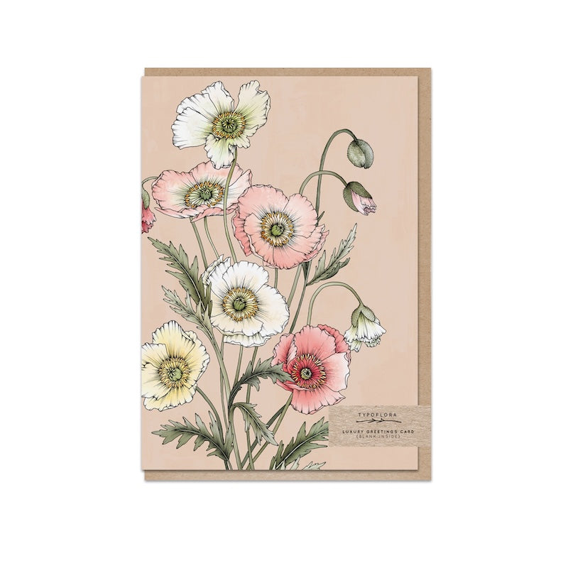 Typoflora Greeting Cards