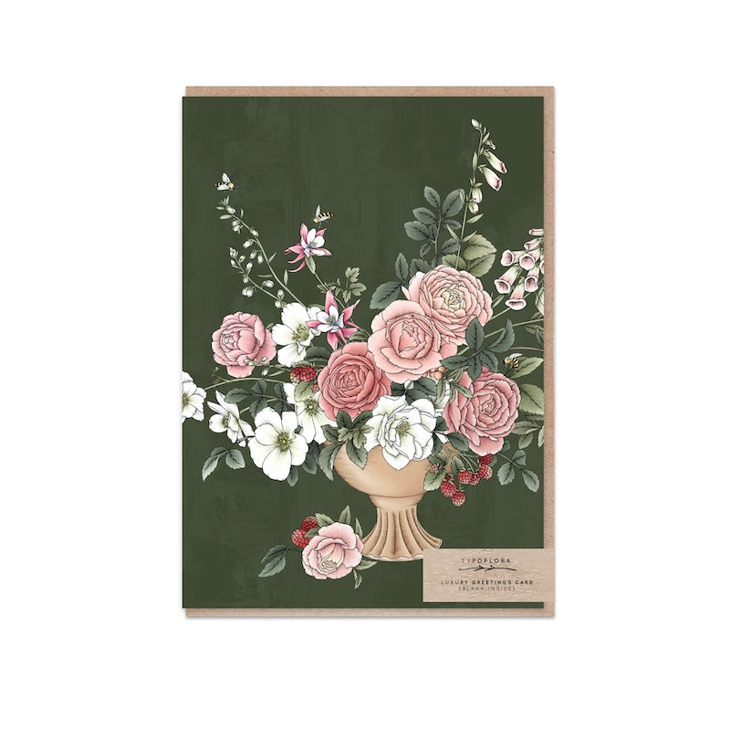 Typoflora Greeting Cards