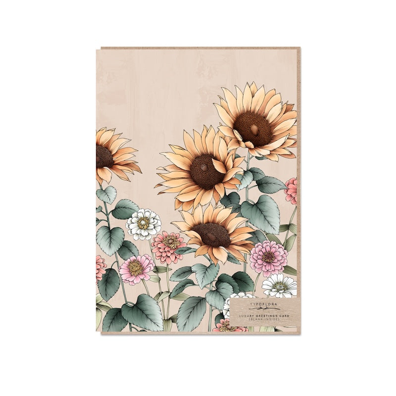 Typoflora Greeting Cards