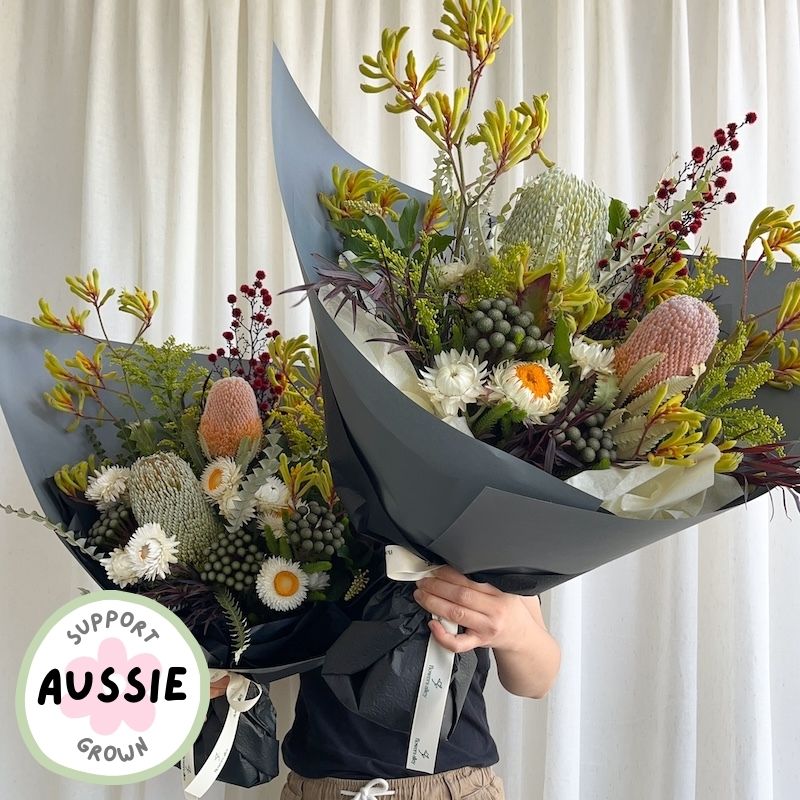 locally grown native flower bouquet melbourne delivery