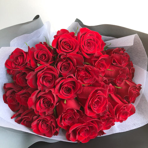 red rose flower bouquet delivery melbourne